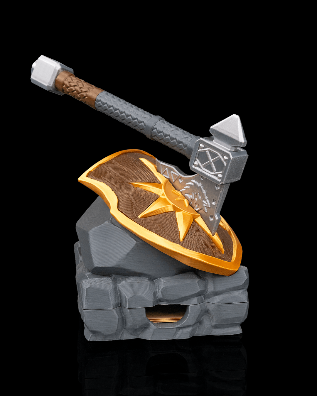 Axe Marks the Spot - Pen & Sticky Notes Holder