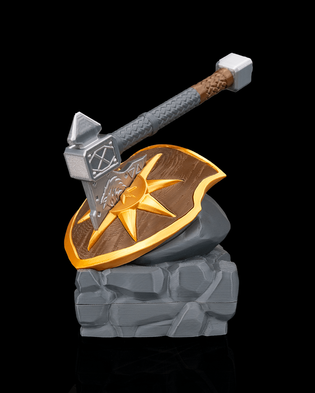 Axe Marks the Spot - Pen & Sticky Notes Holder