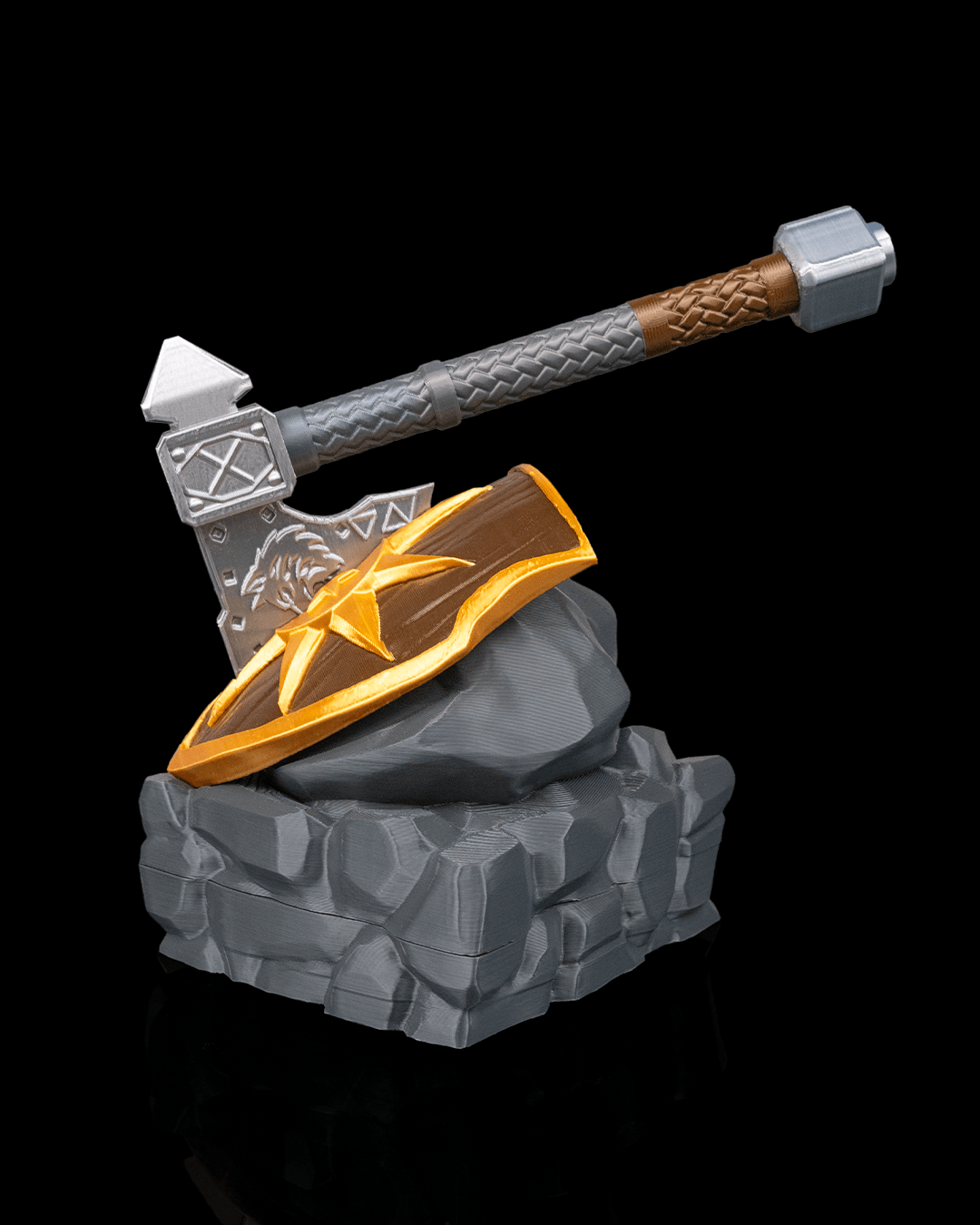 Axe Marks the Spot - Pen & Sticky Notes Holder