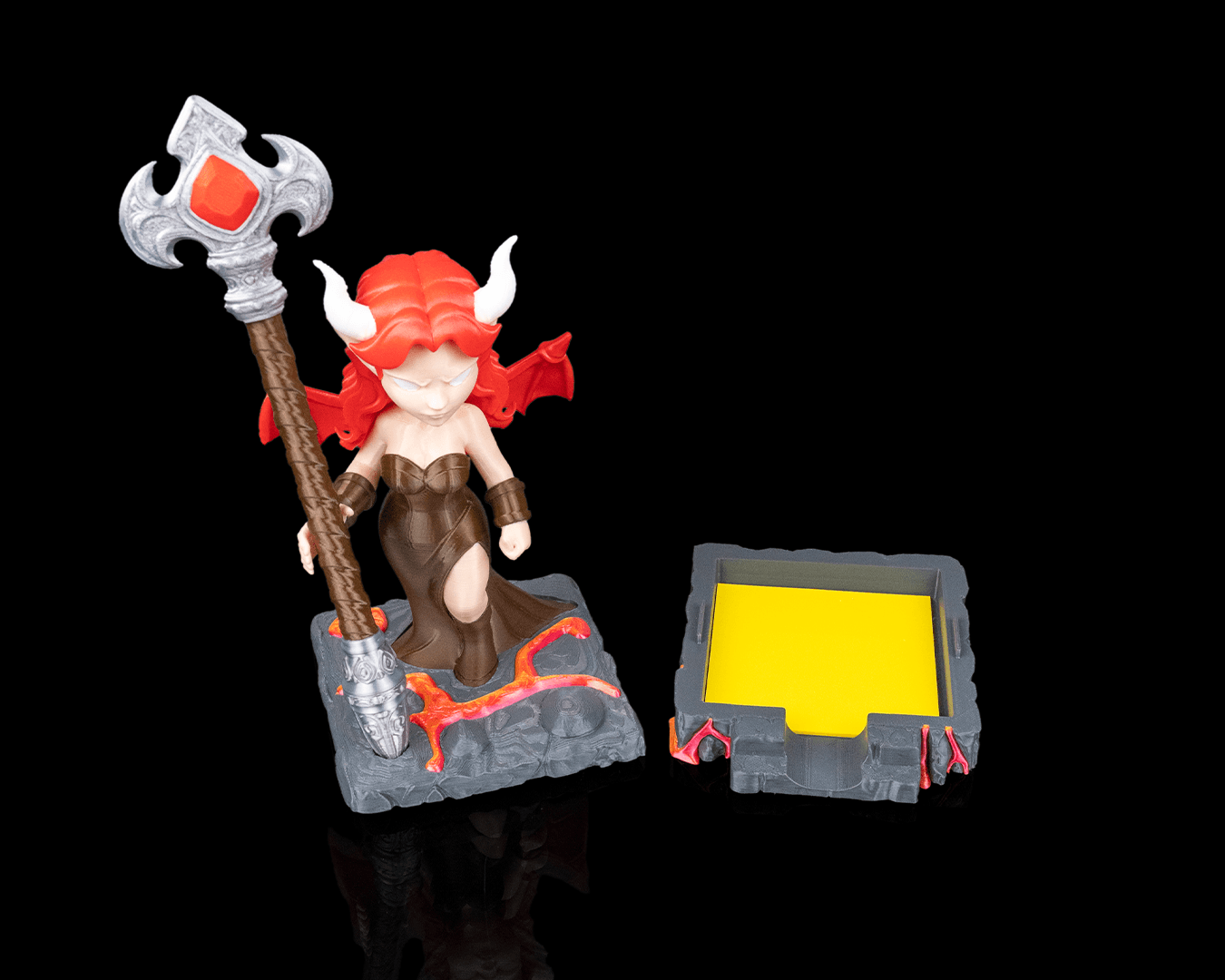 Desk Temptation - Pen & Sticky Notes Holder