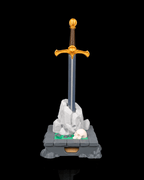 Deskalibur – Pen & Sticky Notes Holder