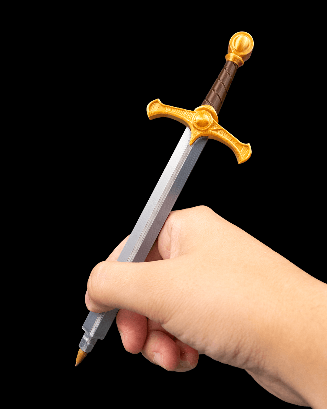 Deskalibur – Pen & Sticky Notes Holder