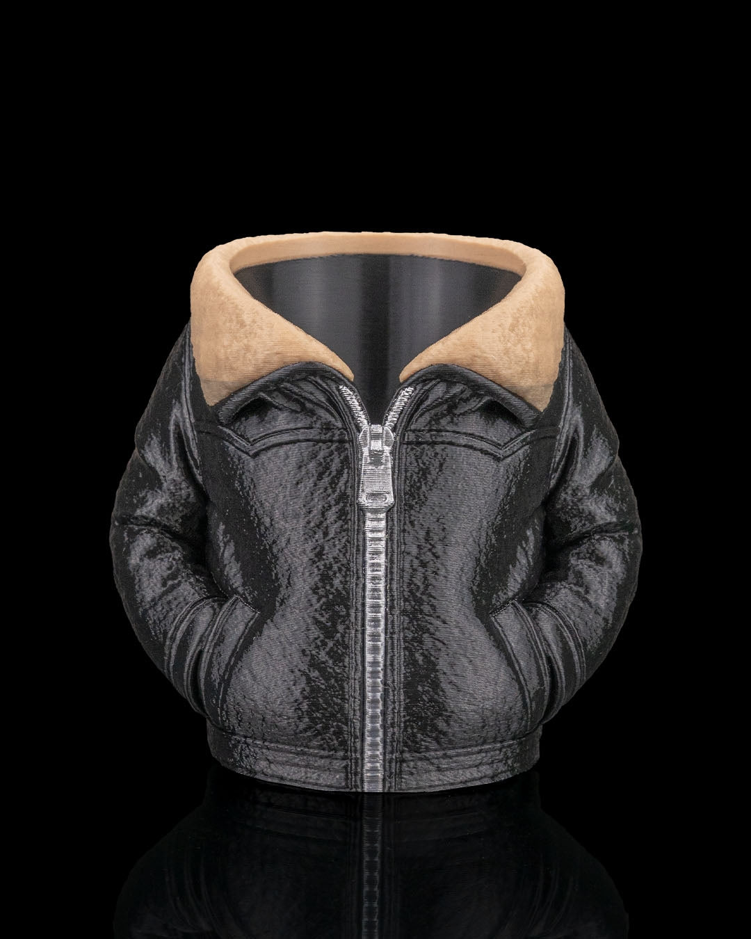 Leather Jacket - Can Holder
