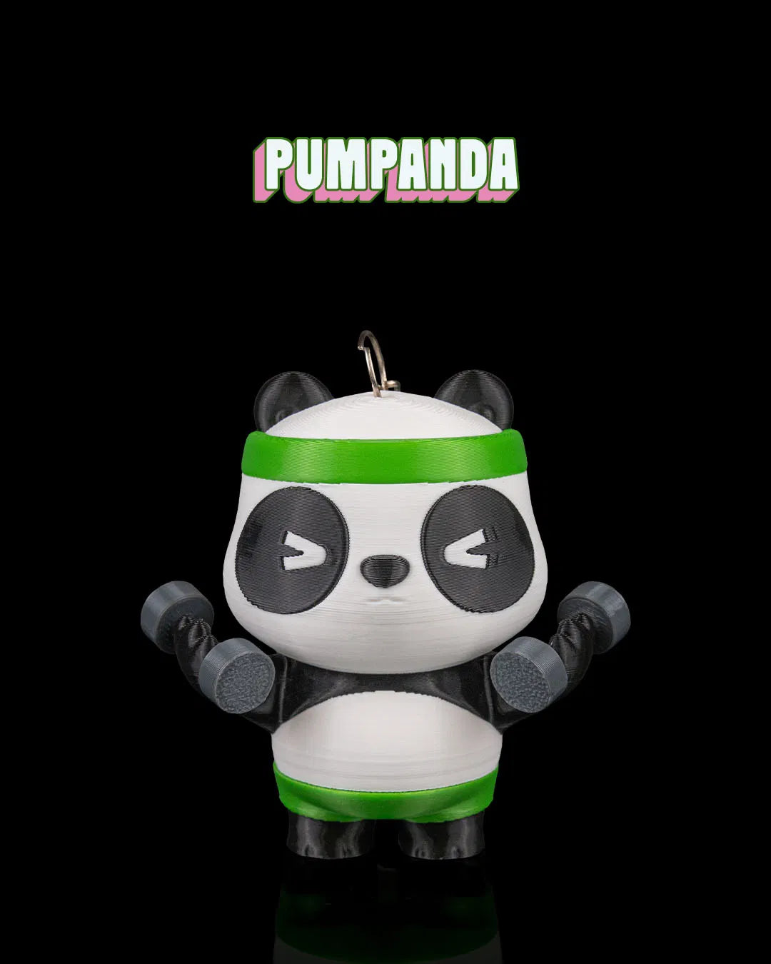 Pumpanda – Panda Keyring