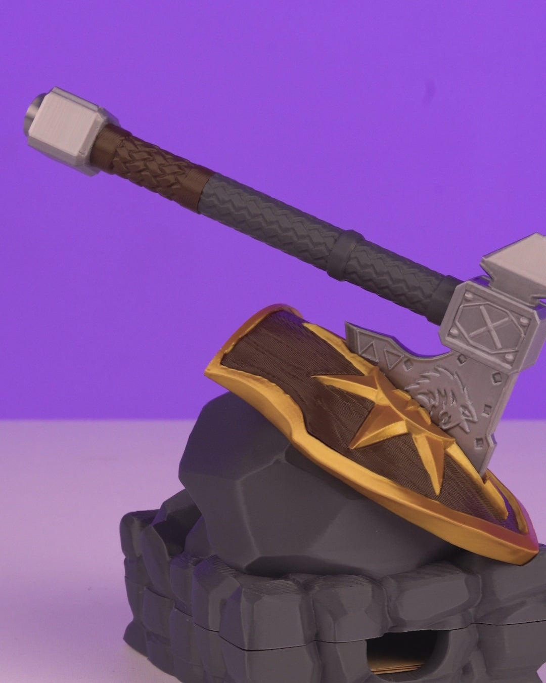 Axe Marks the Spot - Pen & Sticky Notes Holder