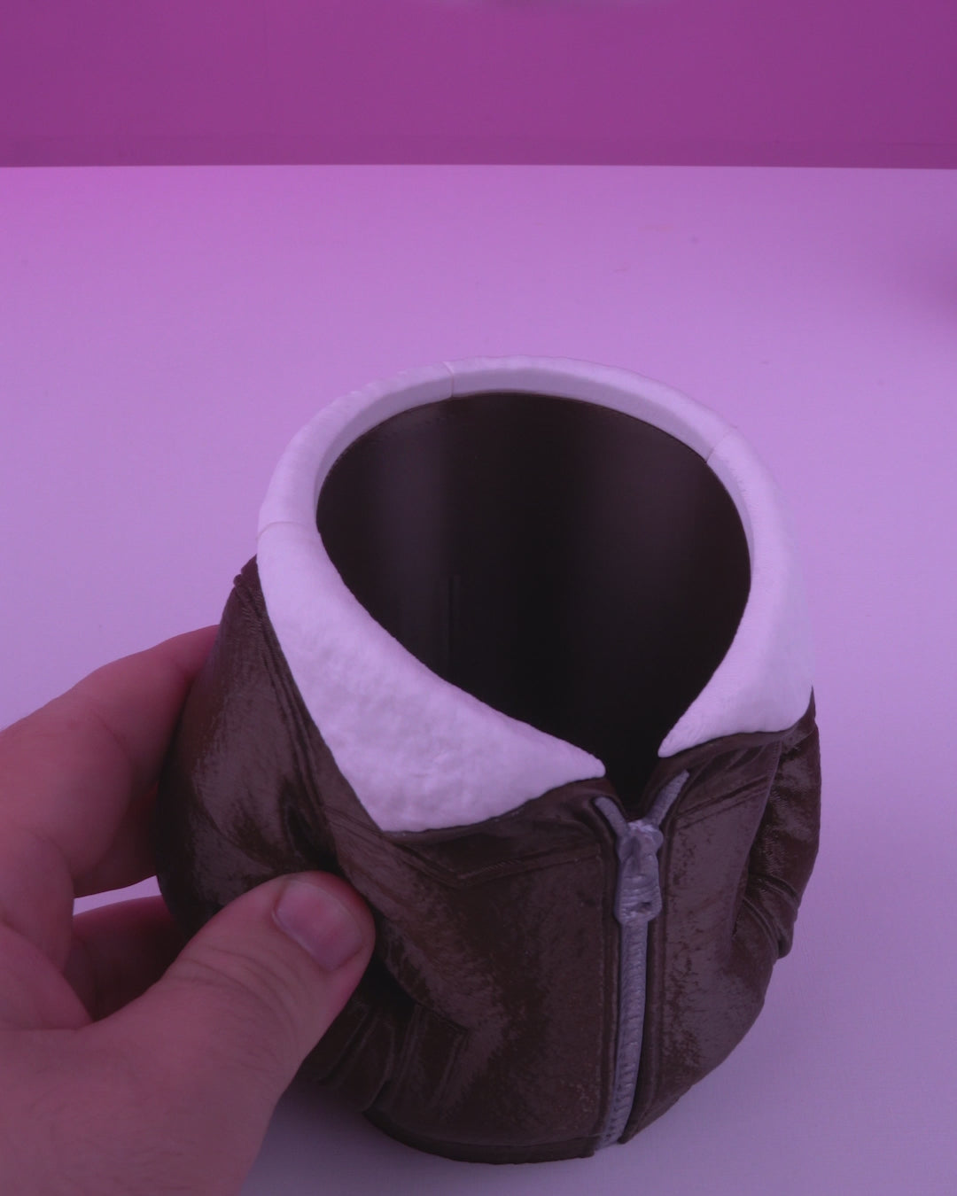 Leather Jacket - Can Holder